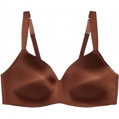 Bras Women's Curvy Wireless Bra - Brown Sugar Nude - C918UUL77RZ