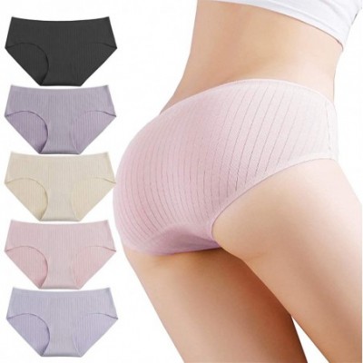 Panties Women's Seamless Underwears Panties Sexy Lace Hipster Bikini Thong Briefs Panty Underwear for Women - 5 Pack – Cotton...