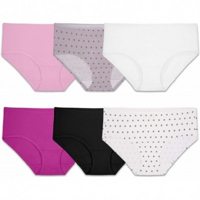 Panties Women's Underwear Cotton Stretch Panties (Regular & Plus Size) - Hipster - Assorted Color - CN1957LDXE6