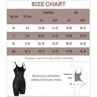 Shapewear Women Open Bust Bodysuit Shapewear Tummy Control Bodysuit Body Shaper Mid Thigh Slimming Bodysuit - Black-open Butt...