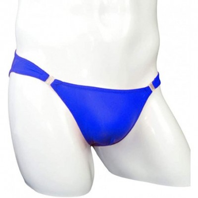 G-Strings & Thongs Men's Underwear Jockstrap G-String See Through Bikini Briefs Sexy Low Rise Bulge Pouch Thong Stretch T-Bac...