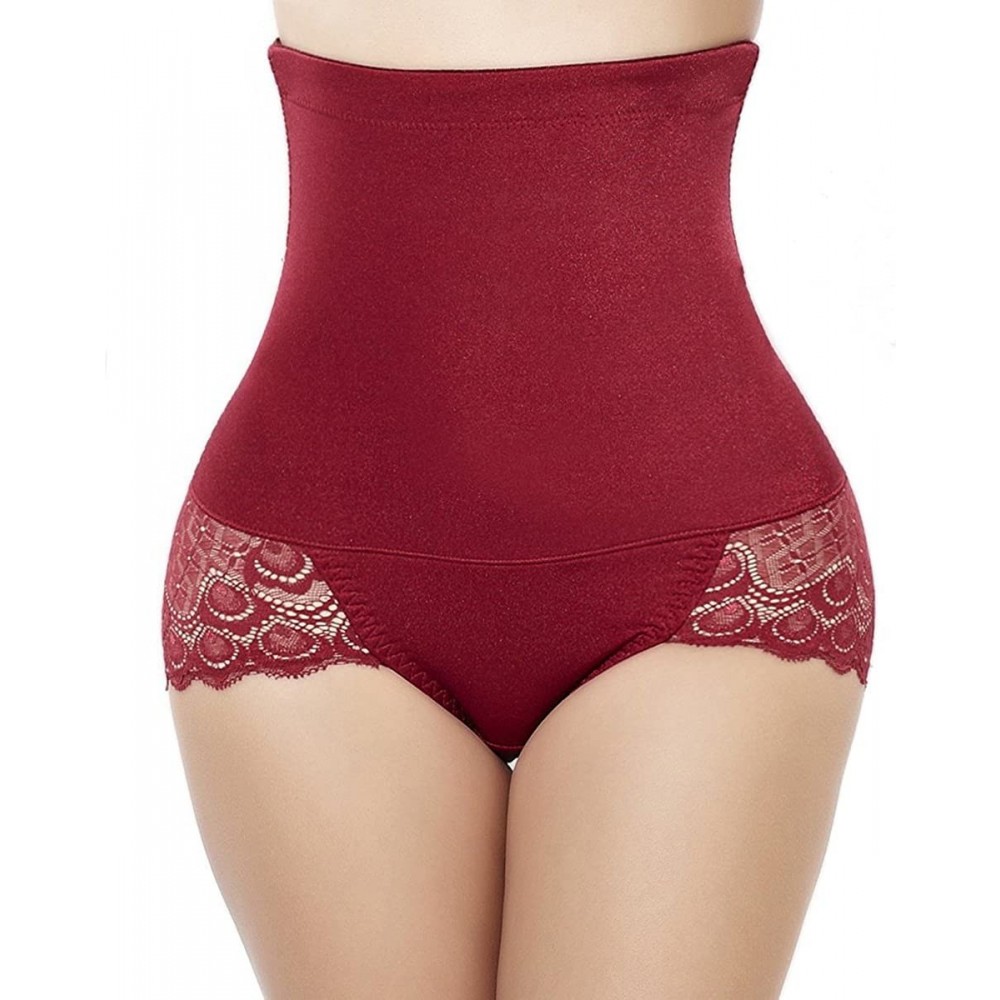 Shapewear Women Butt Lifter Padded Shapewear Enhancer Control Panties Body Shaper Underwear - High Waist Panty-red - C518DW9Q2Y7