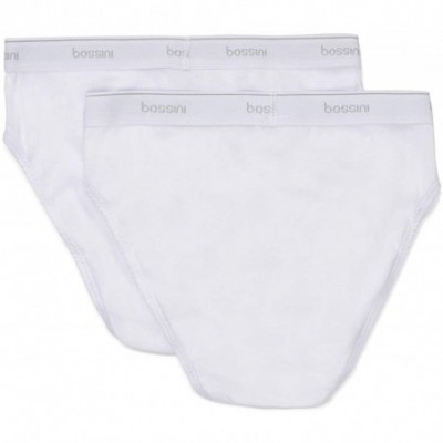 Briefs Men's 2-Pack Briefs- Cotton Classic Essentials Breathable ComfortSoft Underwear Mulitipack - White - CZ18Q0II424