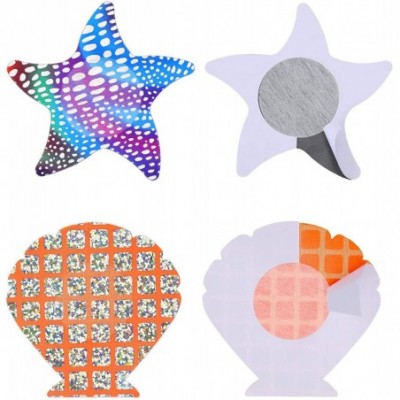 Accessories 20 Pairs Nipple Covers Multi-Color Shell Breast Pasties Adhesive Starfish Nipple Covers - CV196UGR76M