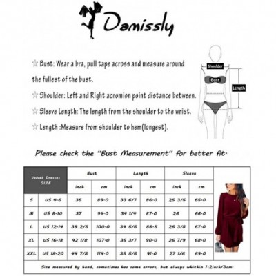 Nightgowns & Sleepshirts Womens Long Sleeve Elegant Cocktail Velvet Dresses Ruched Semi Formal Dresses for Wedding Guest Even...