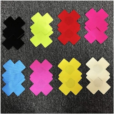 Accessories Invisible Nipple Stickers 5 Pairs/lot Sexy Women Disposable Adhesive Nipples Covers Chest Petals and Cross Shape ...