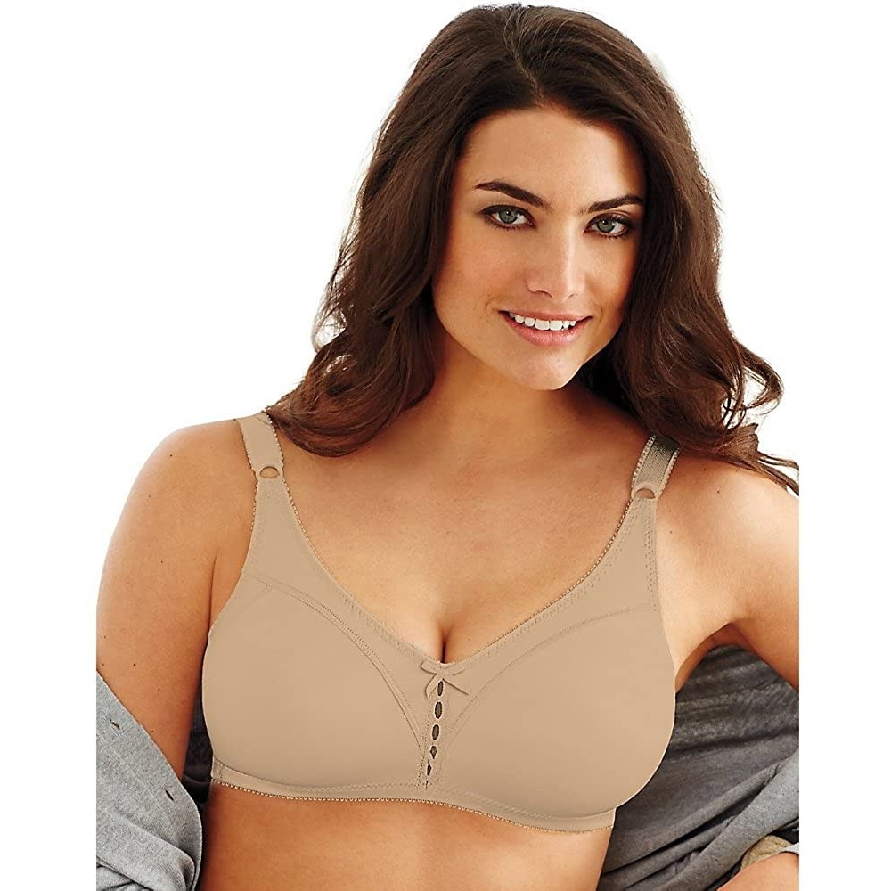 Bras Double Support Wirefree Bra - Nude - C2182YTQ9MD