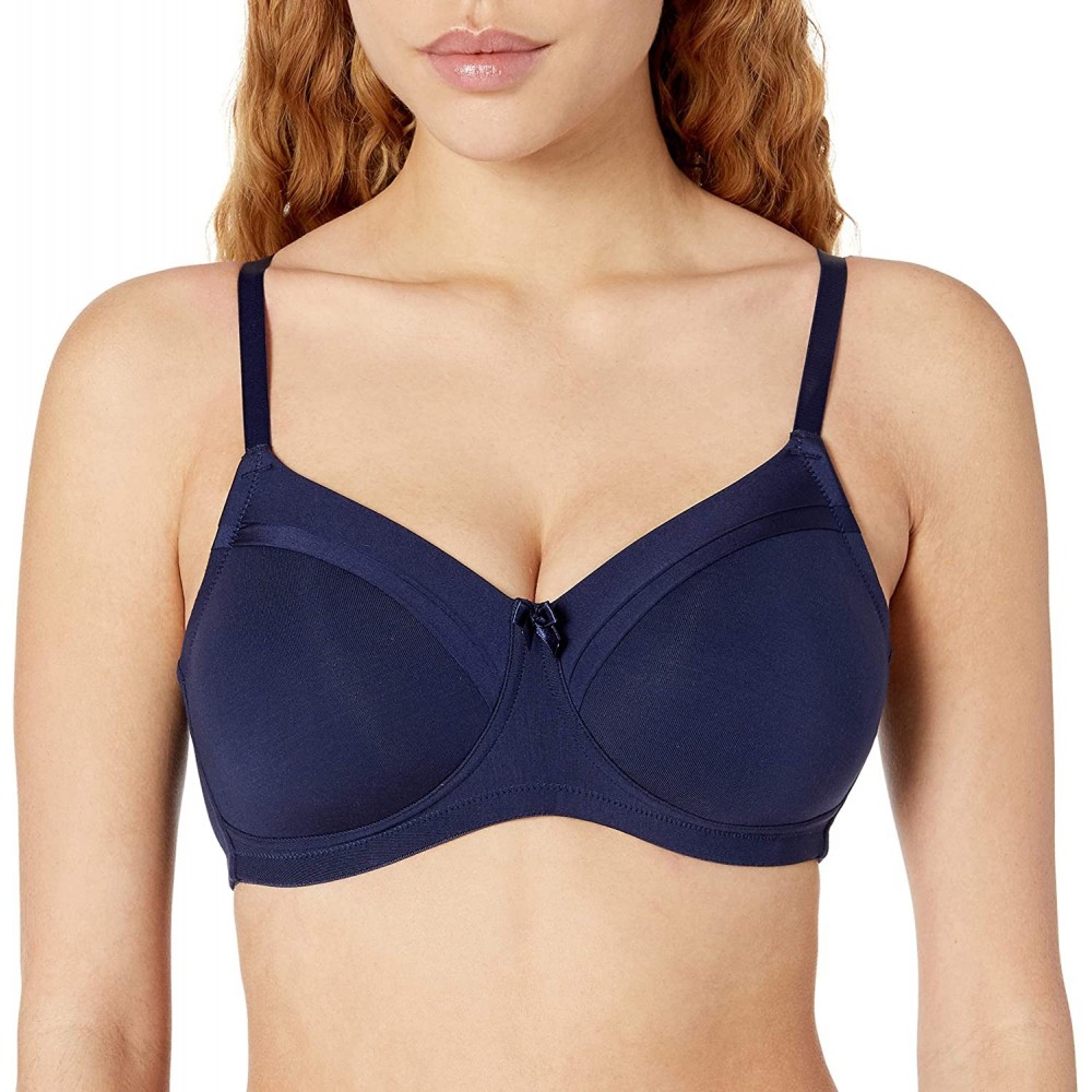 Bras Women's Caress Maisie Bilateral Pocketed Mastectomy Bra - Navy - CZ1279TEGL5