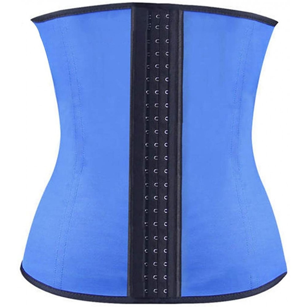 Bustiers & Corsets Women Shaping Steel Skeleton Underwear Motion Belt Waist Corset and Body Corsets - Blue - CT18S9YE5HT