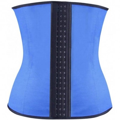 Bustiers & Corsets Women Shaping Steel Skeleton Underwear Motion Belt Waist Corset and Body Corsets - Blue - CT18S9YE5HT