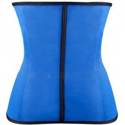 Bustiers & Corsets Women Shaping Steel Skeleton Underwear Motion Belt Waist Corset and Body Corsets - Blue - CT18S9YE5HT