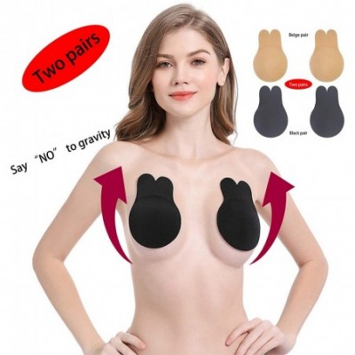 Accessories Breast Lift Tape Two pairs Rabbit's ears Breast Petals Reusable Adhesive Bra - CN18W6M8LII