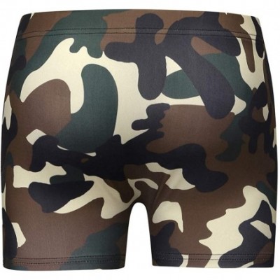 Briefs Men Sexy Underpants Absorbing Camouflage Breathable Underwear Comfort Briefs - Gray - CX194OXYST2