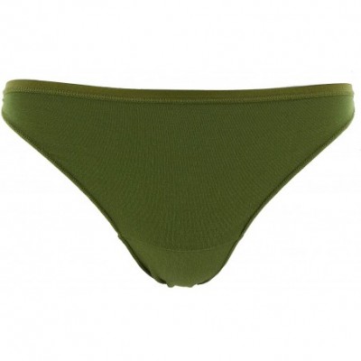 Panties Womens Wear Solid Bikini Brief - Moss - CC18RR4D7A7