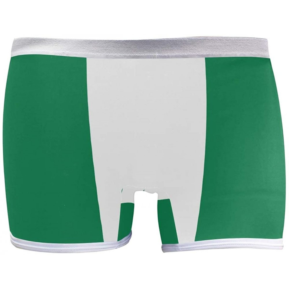 Panties Women's Seamless Boyshort Panties North Carolina State Flag Underwear Stretch Boxer Briefs - Nigeria Flag - CI18SAKYNXK