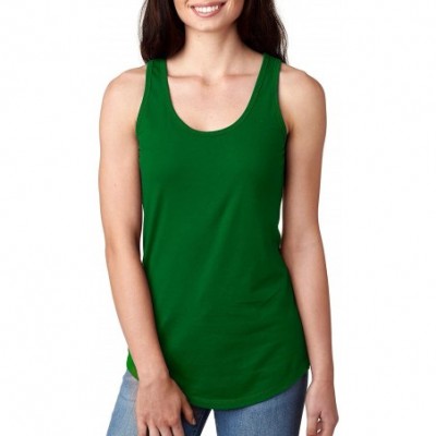 Camisoles & Tanks Established 1977 Womens Racerback Tank Top - Kelly Green - CT18863H722