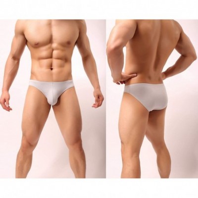 Briefs Men's Modal Bikini Underwear Bulge Briefs Low Rise - 9-pack - C918HWD23K7