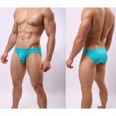 Briefs Men's Modal Bikini Underwear Bulge Briefs Low Rise - 9-pack - C918HWD23K7