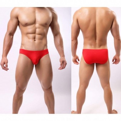 Briefs Men's Modal Bikini Underwear Bulge Briefs Low Rise - 9-pack - C918HWD23K7