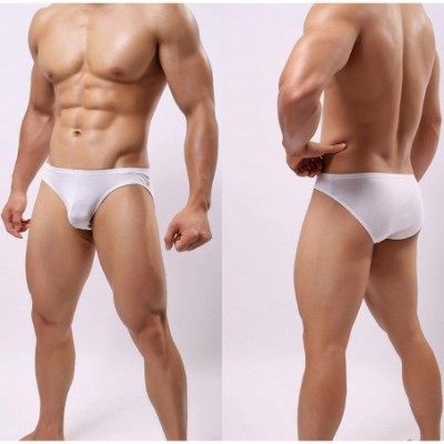 Briefs Men's Modal Bikini Underwear Bulge Briefs Low Rise - 9-pack - C918HWD23K7