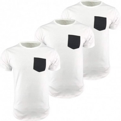 Undershirts 3 Pack Men's T-Shirt Comfort Soft Crew Neck Sport Training That Occupy The Home Classic Casualwear - C919DEDM4Z5