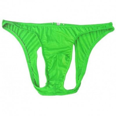 G-Strings & Thongs Mens Thong Underwear Sexy Man Thong Butt-Flaunting Mens G-String T-Back - Green - CW195A6STZL