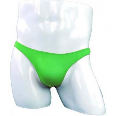 G-Strings & Thongs Mens Thong Underwear Sexy Man Thong Butt-Flaunting Mens G-String T-Back - Green - CW195A6STZL