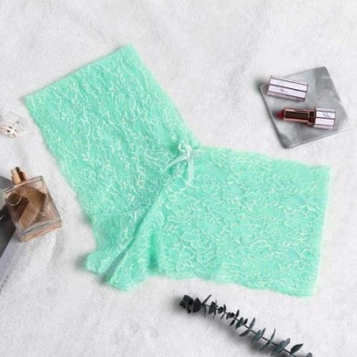 Panties Women's 2PC Lace Panties Retro Lace Boyshort Underwear Small to Plus Size Regular & Plus Siz Boyshort Panties - Sky B...