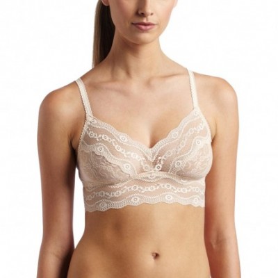 Bras Women's Lace Kiss Bralette - Mother of Pearl - C111TIZTV7N