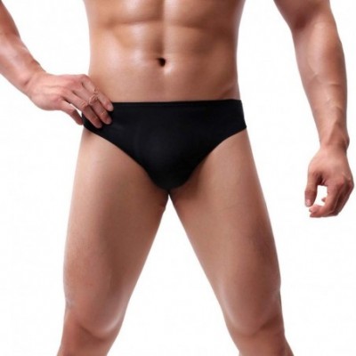 Boxer Briefs Men's Underwear- Soft Hipster Boxer Shorts Mnes Briefs Underpants - Black-e - C219DHUDMQI