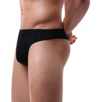 Boxer Briefs Men's Underwear- Soft Hipster Boxer Shorts Mnes Briefs Underpants - Black-e - C219DHUDMQI