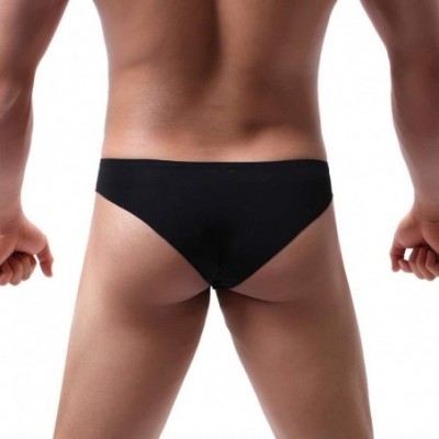 Boxer Briefs Men's Underwear- Soft Hipster Boxer Shorts Mnes Briefs Underpants - Black-e - C219DHUDMQI