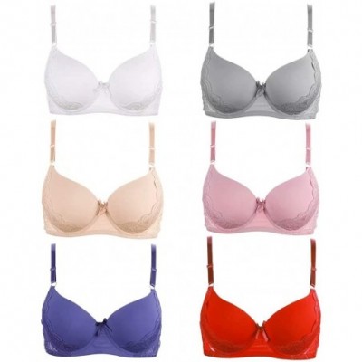 Bras Women's Push-up Bras Pack T-Shirt Bras for Women Brassieres Underwire Bra - 78003 - CZ1930Z0G0C