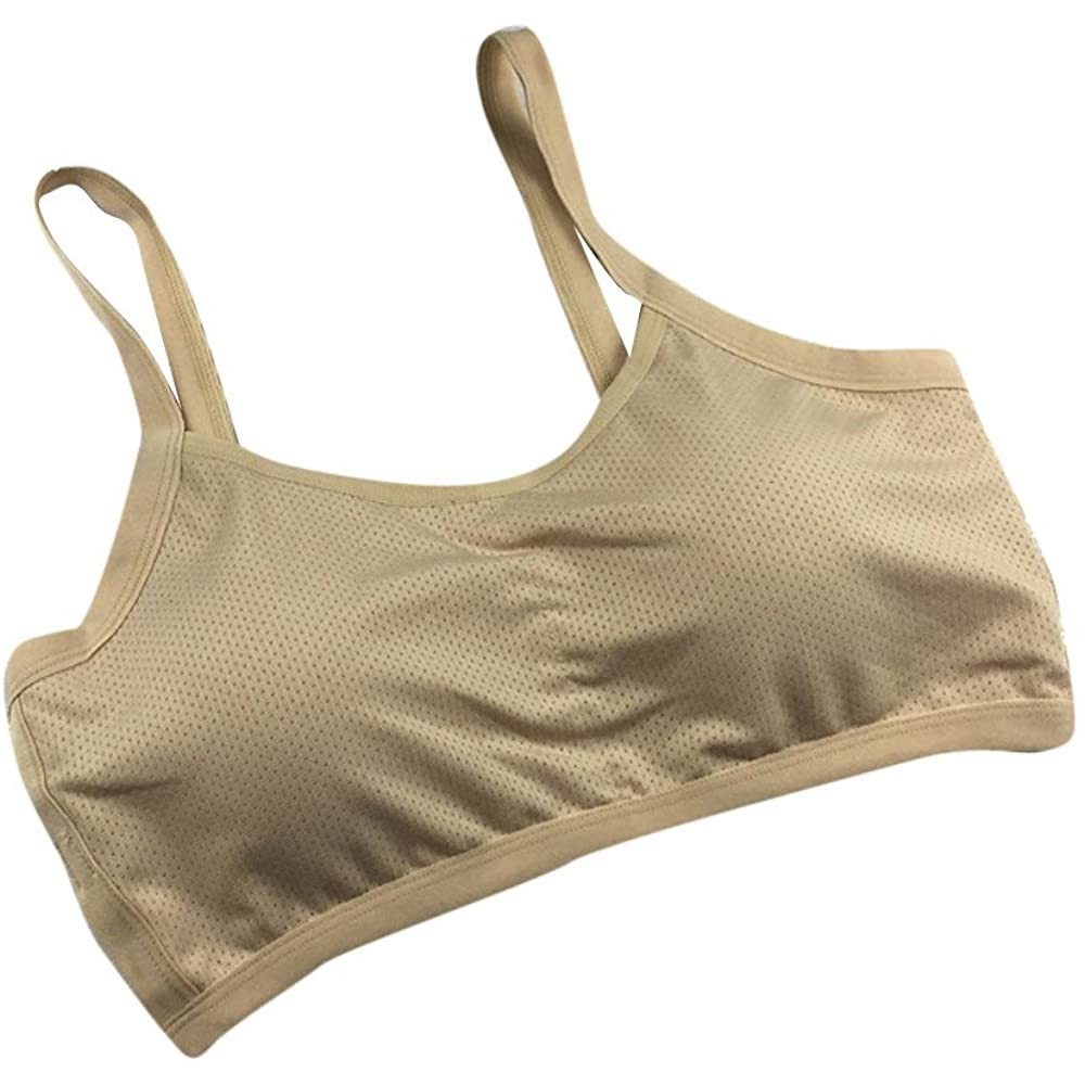 Bustiers & Corsets Vest 2020 Summer Yoga Womens-Wrap Chest Lady Sports Athletic Solid Strap Tops Bra - Khaki3345 - C418RWYQROU