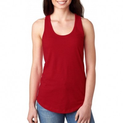 Camisoles & Tanks Goat 23 Womens Racerback Tank Top - Red - CU18DYDA4RS