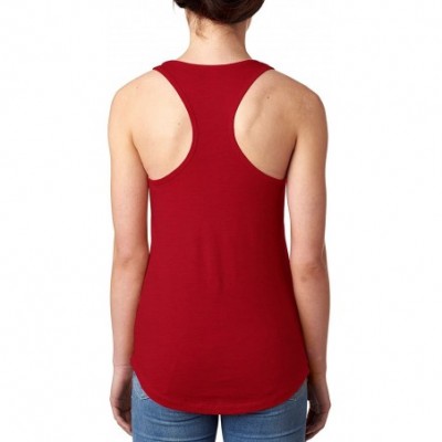 Camisoles & Tanks Goat 23 Womens Racerback Tank Top - Red - CU18DYDA4RS