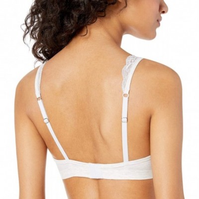 Bras Women's Cotton Lace Soft Cup - Ceramic Melange - C518HHGYSZA