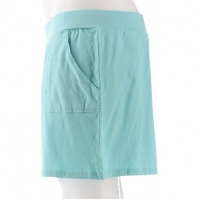 Bottoms Loungewear Cozy Knit Shorts Pockets A306954 - Seafoam - CR195UQERW4