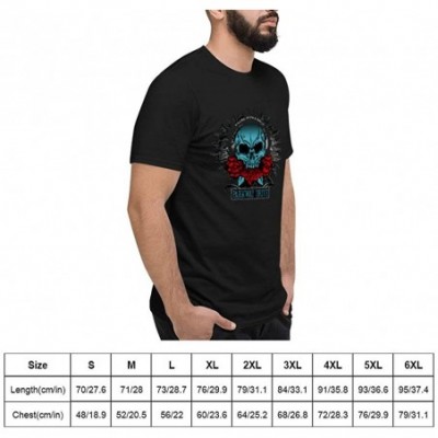 Undershirts Parkway Driove Fashion Casual Men's T-Shirt Loose Tanks Anime Round Neck Short Sleeves Black - CW19D6EW5LD