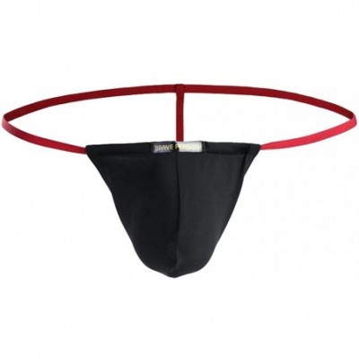 G-Strings & Thongs Men's New Transparent Sexy T-Back Underwear Sexy Thongs - 3p-black - CG193LU6OKA