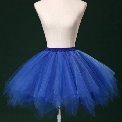 Bras Women's Tutu Christmas Tulle Skirt 50s Vintage Ballet Bubble Dance Skirts - Dark Blue - CY1942CRUHL