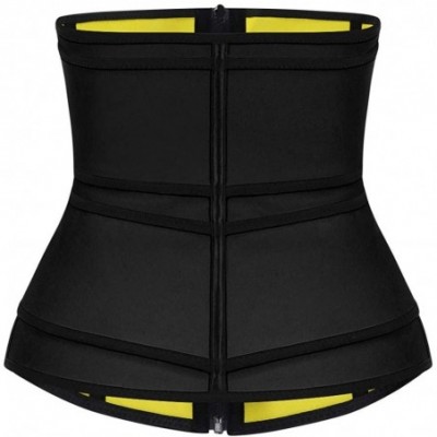 Bustiers & Corsets Women Waist Trainer Underbust Corset Trimmer Slimming Body Shaper - Black - CX18ZDIL7MU