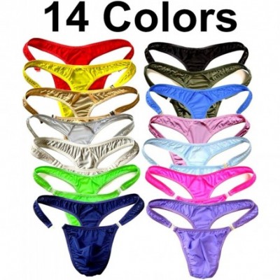 G-Strings & Thongs 5PCS/Set Transparent Buckle Thongs Men Pouch Sexy G Strings Spandex Nylon Underwear Slip Can Track Detail ...