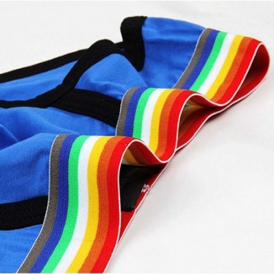 Boxers Men's Sex Solid Comfortable Hot Fashion Colourful Boxer Brief - Black - CW18X4W4KIN