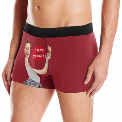 Briefs Custom Face Boxers Hug My Treasure Red Lip White Personalized Face Briefs Underwear for Men - Multi 8 - CW18XAZ4LX7