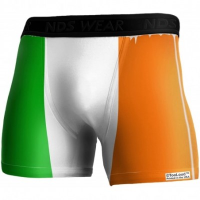 Boxer Briefs Irish Flag - Flag of Ireland Boxer Brief Dual Sided All Over Print - White - CA12CT4JM9B