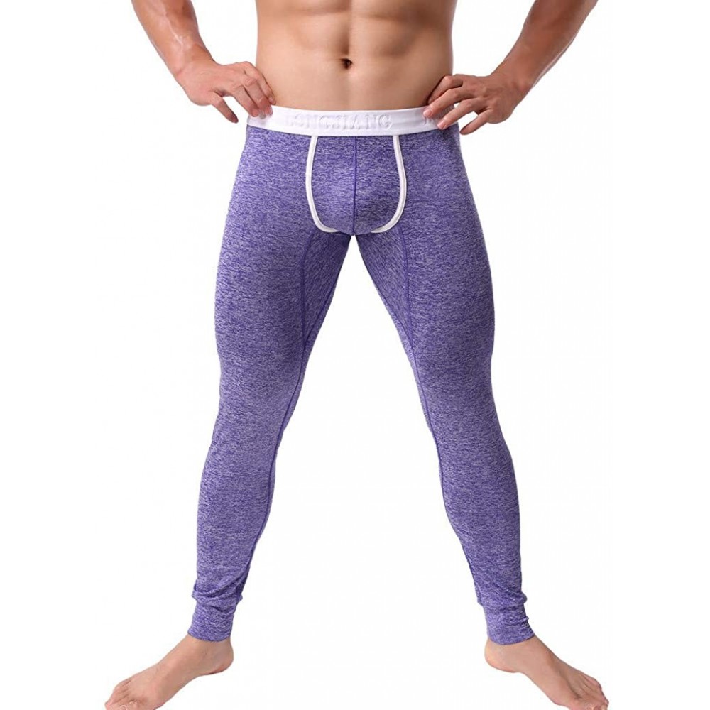 Thermal Underwear Mens Underpants- Men Spring Winter Shapewear Underpants Thermal Underwear Pants Trousers Leggings Pants - P...