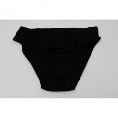 Panties Women's 100% Mulberry Silk Underwear Seamless Low-Waist Briefs Panties Hipster - Black - CS1872MXCSQ