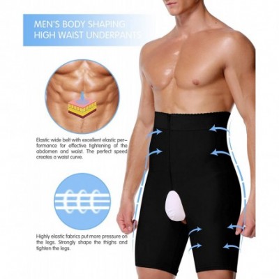 Shapewear Men Tummy Control Shorts High Waist Slimming Shapewear Underwear Compression Belly Girdle Boxer Briefs Body Shaper ...