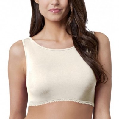 Shapewear Demi Cami - Janet - Layer Over Your Bra - Boatneck - Ivory - C011B52FD3N